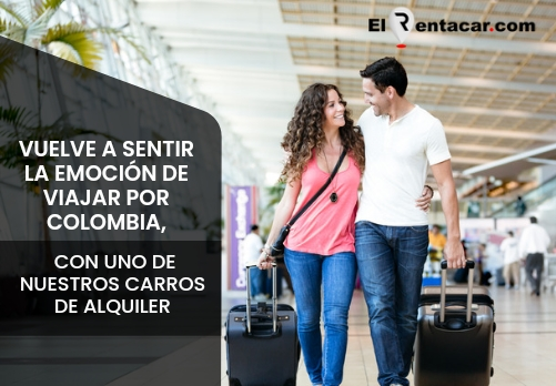 Pareja viajando por Colombia